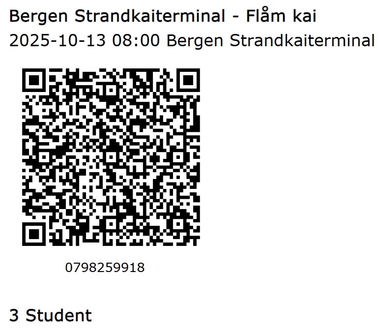 Norled Ferry QR Code